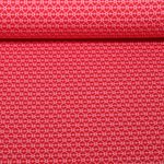 Bio Jacquard Jersey - HHL Queen of Hearts Cherry Heart Knit Rot