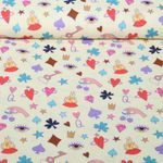 Gaze de coton bio Lisse - HHL Queen Of Hearts Queens Secrets Beige Gaze de coton bio Lisse - HHL Queen Of Hearts Queens Secrets Beige