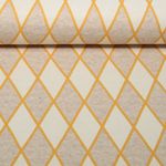 Jersey jacquard bio - HHL Queen Of Heart Harlequin Hearts Beige