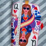 Panneau en jersey bio - HHL Queen of Hearts gris