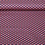 Bio Baumwoll-Satin - HHL Queen Of Hearts Heart Parade Nachtblau