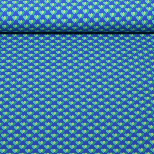 Bio Jersey - HHL Queen Of Hearts Heart Parade Blau