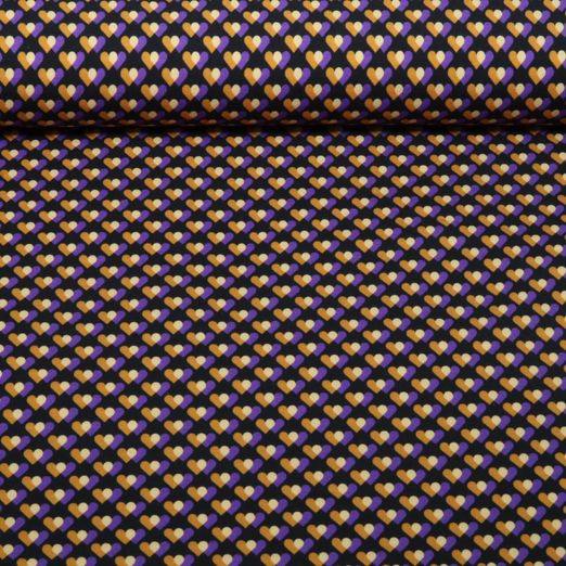 Bio Jersey - HHL Queen Of Hearts Heart Parade Schwarz Bio Jersey - HHL Queen Of Hearts Heart Parade Schwarz