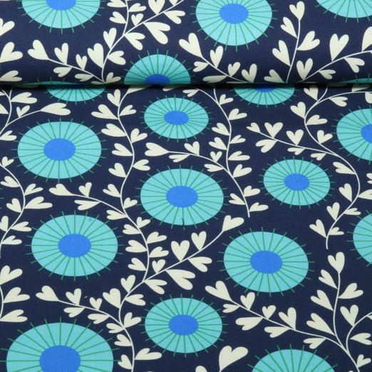 Bio Canvas - HHL Queen Of Hearts Court Garden Navy