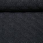 Tissu ameublement Asti Plus - Perforé Uni Noir