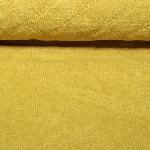 Tissu ameublement Asti Plus - Perforé Uni Jaune