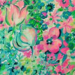 Tissu robes et blouses - Impression numérique Crash Vert