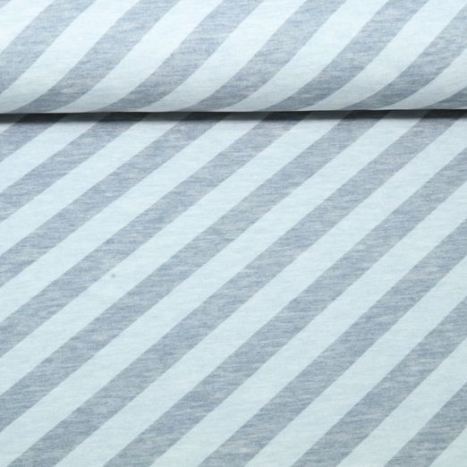 Bio Sommersweat - HHL Queen of Hearts Royal Stripes Grau Bio Sommersweat - HHL Queen of Hearts Royal Stripes Grau