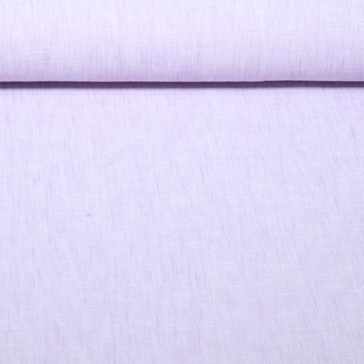 Blusen- & Kleiderstoff - Leinenoptik Melange Flieder