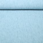 Blusen- & Kleiderstoff - Leinenoptik Melange Petrol