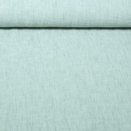Blusen- & Kleiderstoff - Leinenoptik Melange Grün