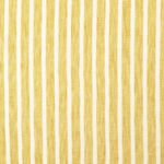 Tessuto per camicetta e vestito - lino a righe giallo melange