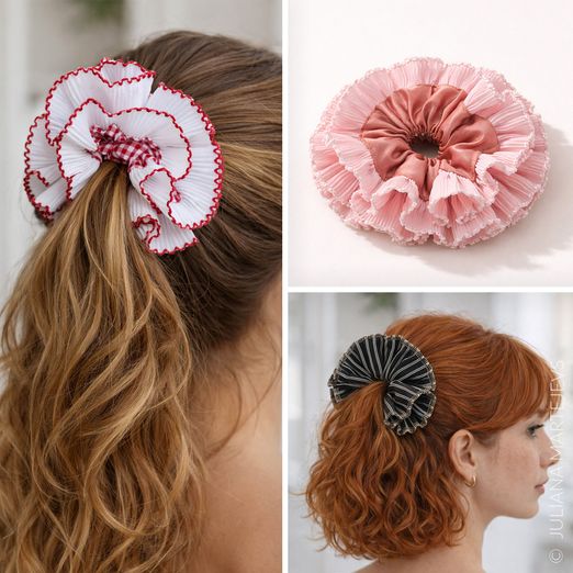 Chouchou - The Ruffle Scrunchie - Patron numérique
