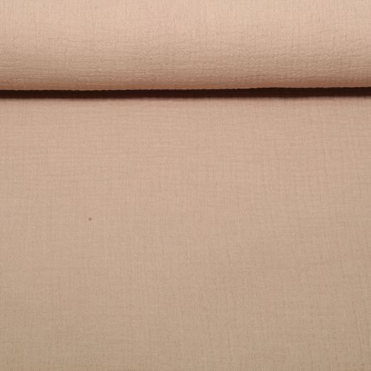 Gaze de coton Pina - Beige foncé