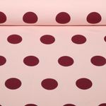 Sweat d'été - French Terry Pois Petit rose