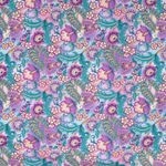 Maglia - Fantasia digitale di fiori viola Maglia - Fantasia digitale di fiori viola