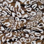 Popeline de viscose - Leo Abstract Brown