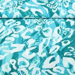 Viscose Popeline - Léopard Abstrait Turquoise Viscose Popeline - Léopard Abstrait Turquoise