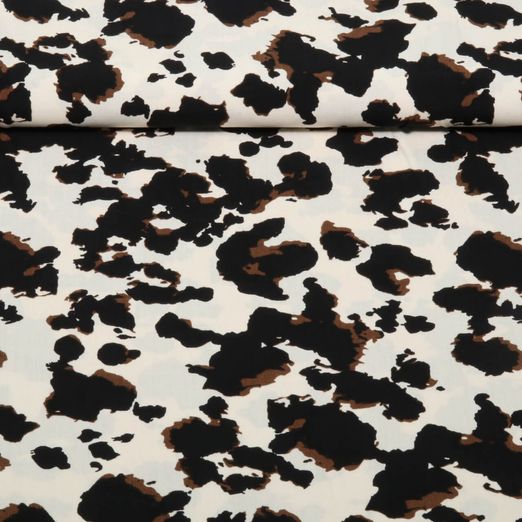 Viscose Popeline - Leo Spots Beige