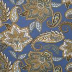 Jersey viscosa - Paisley azul vaquero