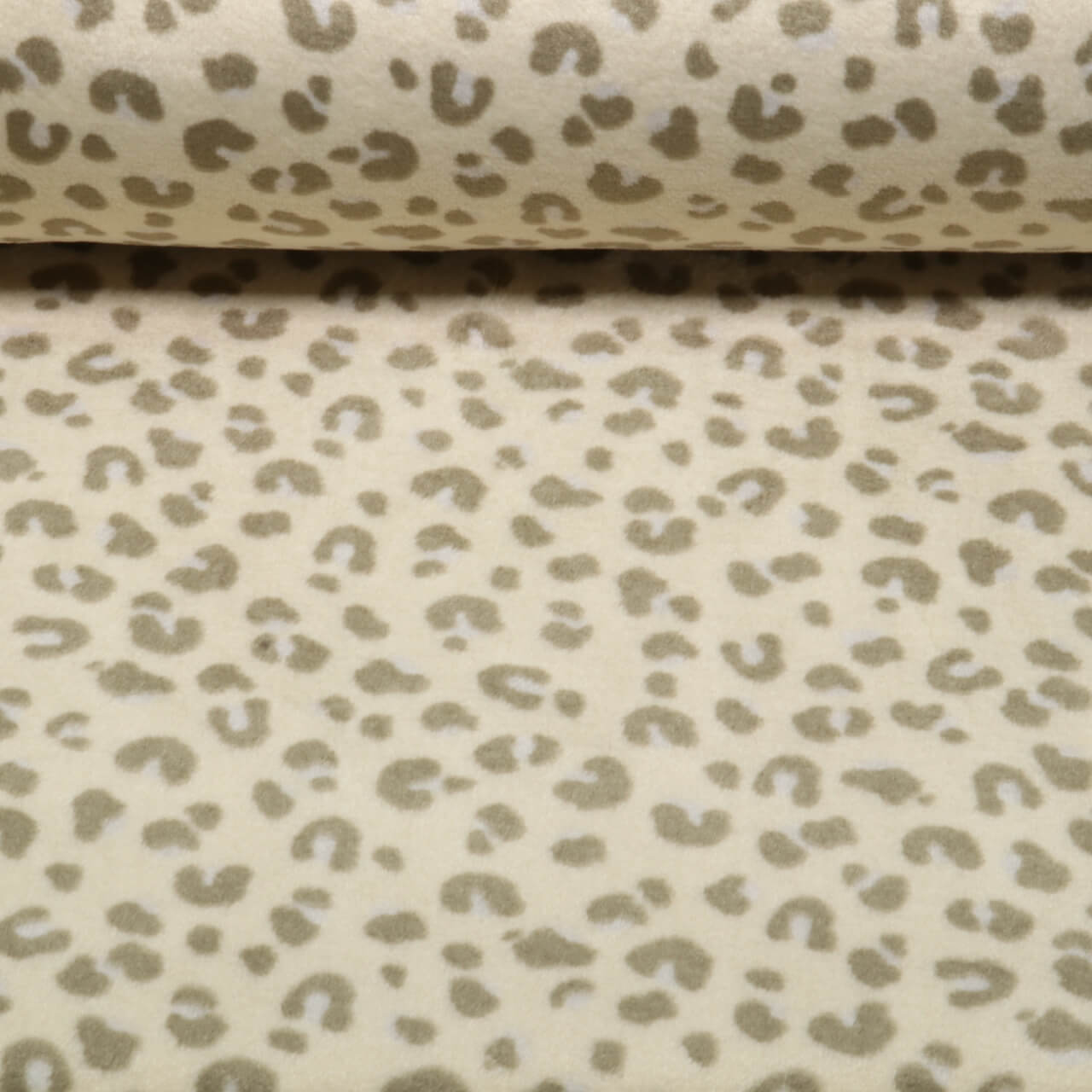 Polaire ultra douce - Doubleface Léopard Beige-0 Polaire ultra douce - Doubleface Léopard Beige-0