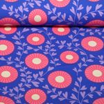 Bio Sommersweat - HHL Queen of Hearts Court Garden Blau