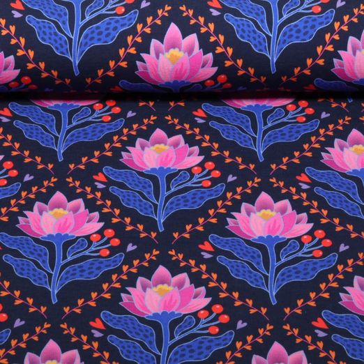 Bio Sommersweat - HHL Queen of Hearts Lotus Royal Navy