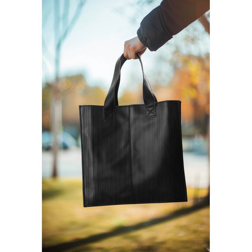 Simili synthétique - Rayures Biker Noir-2 Simili synthétique - Rayures Biker Noir-2