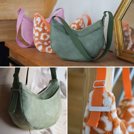 Patron gratuit - Sac croissant - Patron numérique