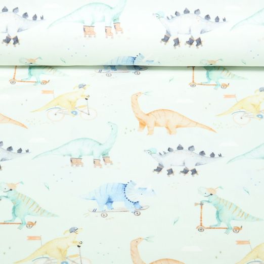 Jersey Little Jax - Impression numérique Dino Mobil Hellmint