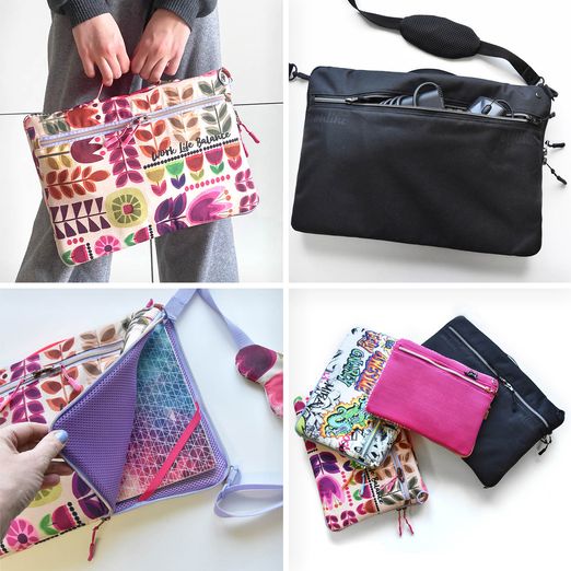 Laptop-Sleeve - Time to Work - Schnittmuster eBook