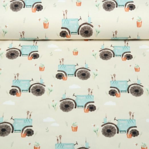 Jersey Little Jax - Tracteur numérique Oldtimer Beige