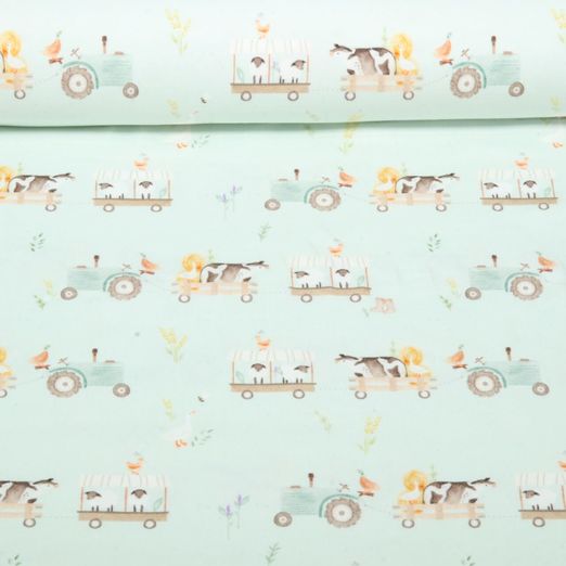 Jersey Little Jax - Impression numérique animaux de ferme sur la route Hellmint Jersey Little Jax - Impression numérique animaux de ferme sur la route Hellmint