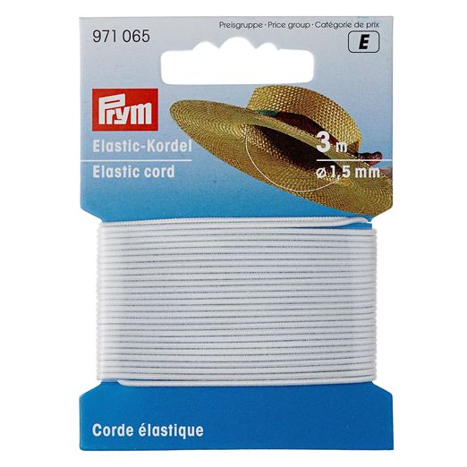 PRYM Elastic-Kordel - 1,5mm - 3m Länge