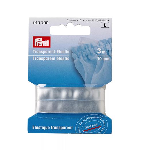 PRYM Transparent-Elastic - 10mm - 3m Länge