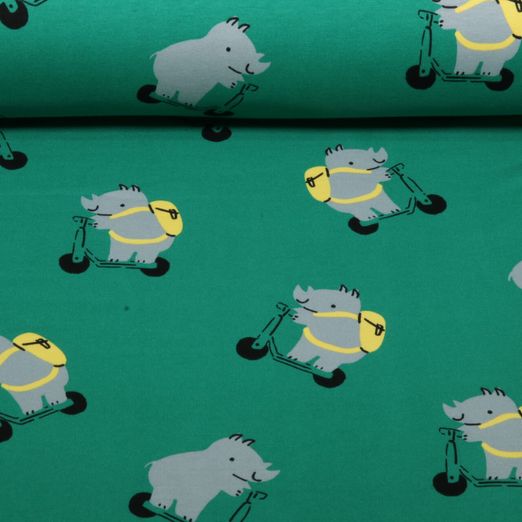 Soft Sweat - Scooter-Nashörner Grün