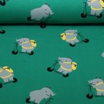 Soft Sweat - Scooter-Nashörner Grün