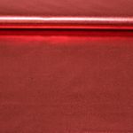 Baumwolle Metallic - Folie Rot