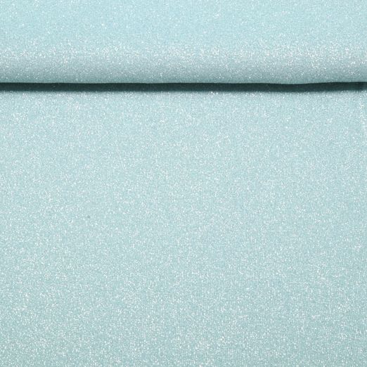 Stretch-Lurex - Lame Glitzer & Glam Hellblau