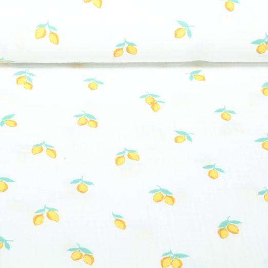 Bio Musselin - Zitronen Ecru