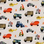 Jersey - Digital Fahrzeuge Und Tiere Beige