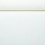 Gaze de coton - Moirée Uni Blanc