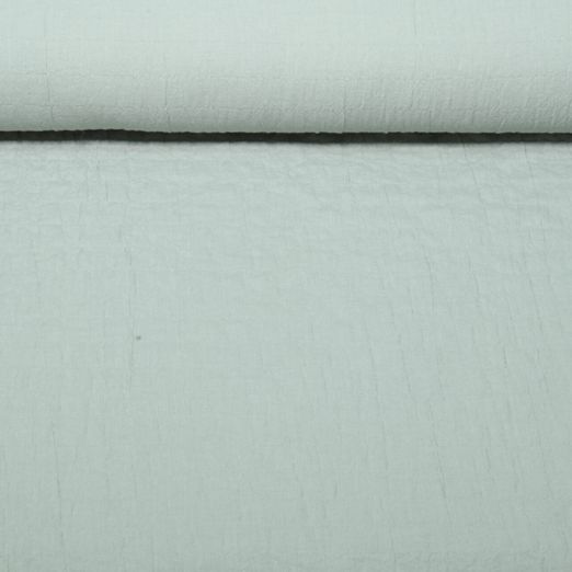 Gaze de coton - Moirée Uni Vert menthe Gaze de coton - Moirée Uni Vert menthe