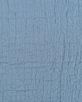 Mussola di cotone - Jeans tinta unita smocked
