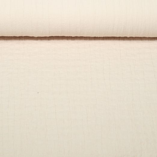 Gaze de coton - Moirée Uni Sable