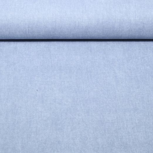 Toile canevas prélavée - Mélange Bleu