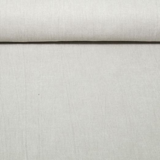 Toile canevas prélavée - Mélange Gris galet