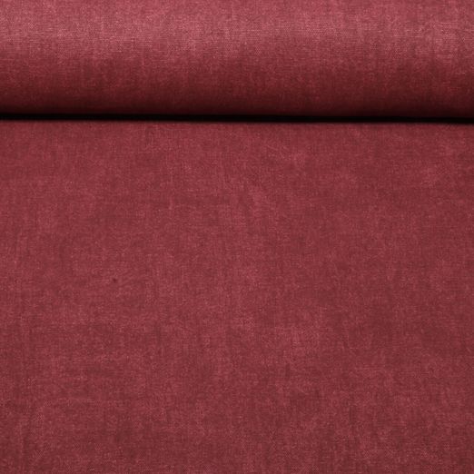 Toile canevas prélavée - Pre-Washed Uni Mélange Bordeaux Toile canevas prélavée - Pre-Washed Uni Mélange Bordeaux