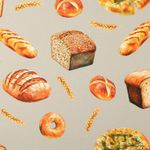 Tessuto in cotone - mix pane digitale grigio