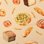 Tessuto in cotone - mix pane digitale beige